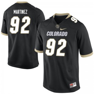 Men UC Colorado #92 Ben Martinez Black Stitched Jerseys 676535-641