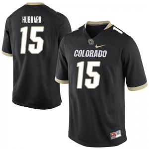 Men UC Colorado #15 Darrell Hubbard Black Stitched Jerseys 122135-400
