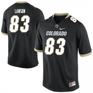 Men's UC Colorado #83 Erik Lawson Black Stitched Jerseys 226907-329