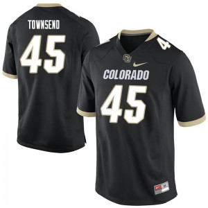 Men University of Colorado #45 James Townsend Black College Jerseys 704731-444
