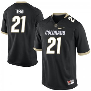 Men Colorado #21 Kyle Trego Black Stitched Jersey 915406-307