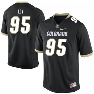 Mens Colorado #95 Sam Loy Black Alumni Jerseys 233557-312