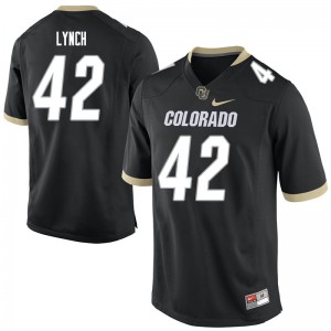 Men Colorado #42 Devin Lynch Black Football Jersey 845236-785
