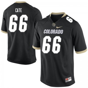 Mens UC Colorado #66 Dominick Cate Black Player Jersey 732760-969