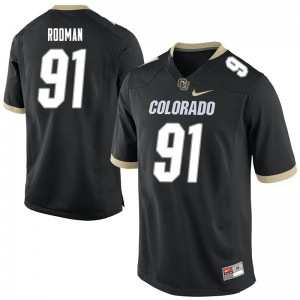 Men Colorado #91 Na'im Rodman Black Alumni Jersey 377522-988