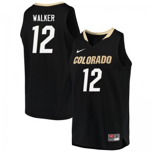 Men Colorado #12 Jabari Walker Black Alumni Jerseys 517566-276