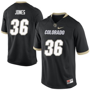 Mens Colorado #36 Akil Jones Black Stitched Jersey 158565-321