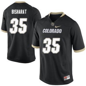 Men's Colorado Buffaloes #35 Beau Bisharat Black Official Jersey 996629-861