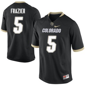 Men UC Colorado #5 George Frazier Black College Jersey 118496-575