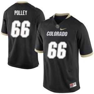 Men's Colorado #66 Grant Polley Black Official Jerseys 765352-610