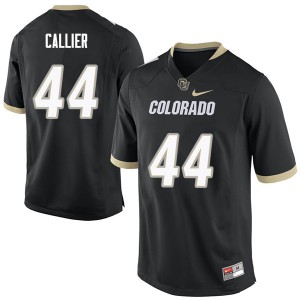 Men's University of Colorado #44 Jacob Callier Black Football Jerseys 572707-588
