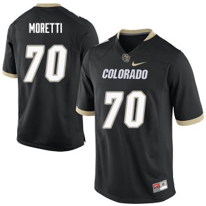 Men's UC Colorado #70 Jake Moretti Black Player Jersey 313641-611
