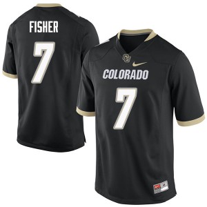Men's University of Colorado #7 Nick Fisher Black Stitched Jersey 908917-969