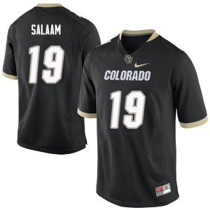 Men's Colorado #19 Rashaan Salaam Black High School Jerseys 249756-220