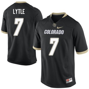 Men Buffaloes #7 Tyler Lytle Black Stitched Jersey 736491-638