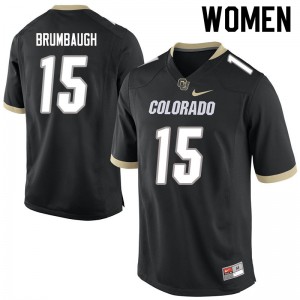 Women's Colorado #15 Legend Brumbaugh Black Stitched Jersey 596827-513