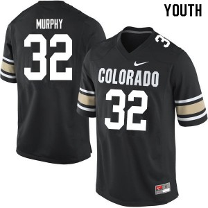 Youth UC Colorado #32 J.T. Murphy Home Black Player Jersey 630923-123