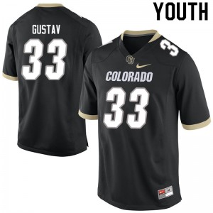 Youth Colorado #33 Joshka Gustav Black Alumni Jersey 466526-361