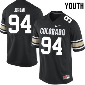 Youth Colorado #94 Janaz Jordan Home Black Stitch Jersey 579511-975