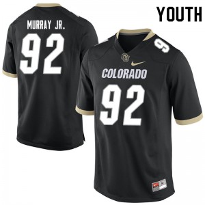Youth UC Colorado #92 Lloyd Murray Jr. Black College Jerseys 768524-427