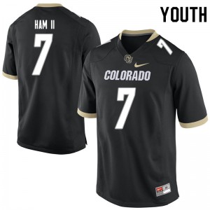 Youth Colorado #7 Marvin Ham II Black Stitched Jerseys 815504-999