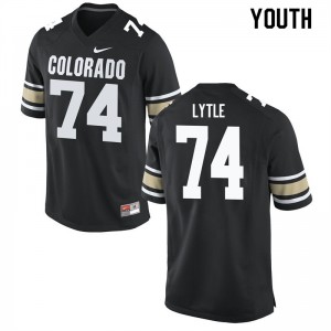 Youth Colorado #74 Chance Lytle Home Black Stitch Jerseys 203053-276