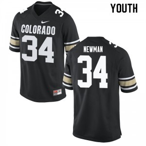 Youth Buffaloes #34 Chase Newman Home Black Player Jerseys 287282-121