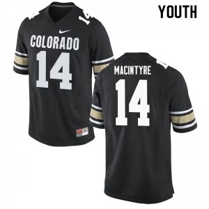 Youth Colorado Buffaloes #14 Jay MacIntyre Home Black Player Jersey 865912-445