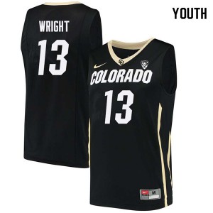 Youth Buffaloes #13 Namon Wright Black Official Jersey 956881-189
